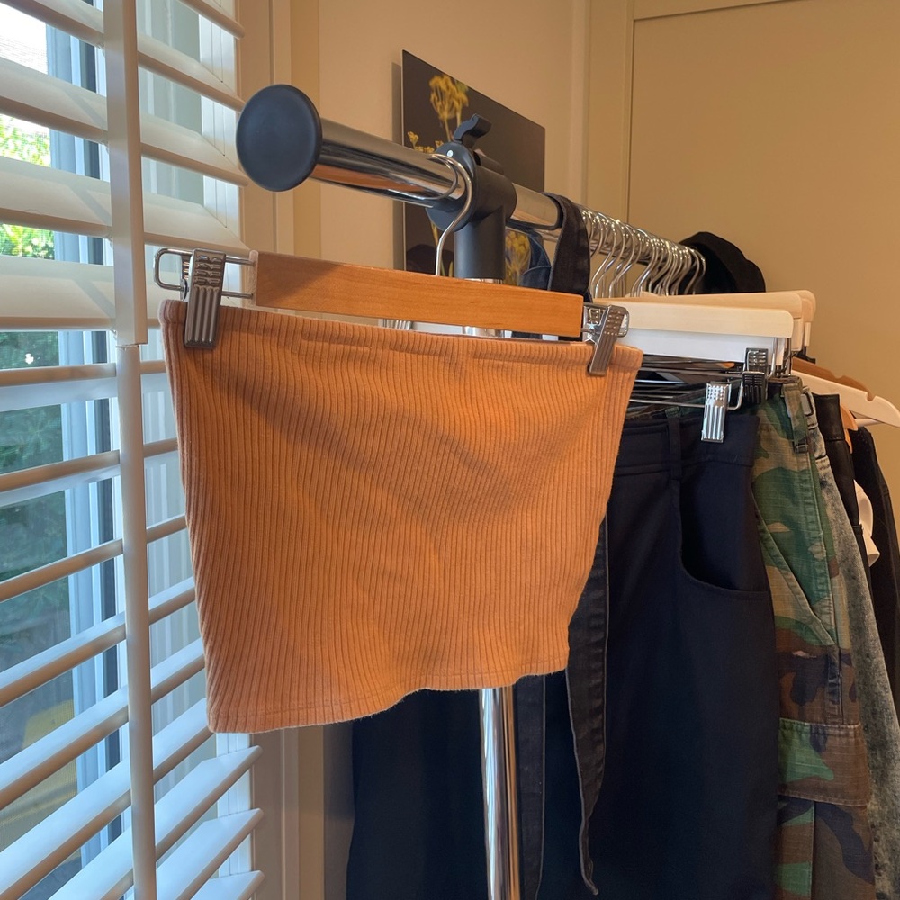 Urban Outfitters Tan Tight Tube Top